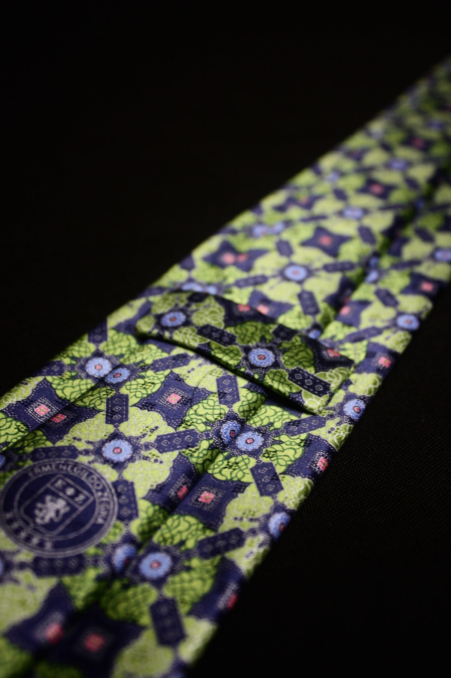 Green Multi-color Tie